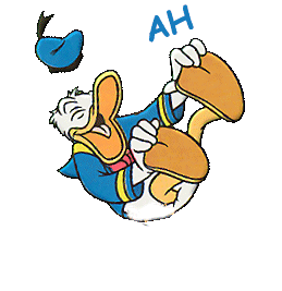 Gif animé rire Donald